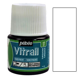 Glasmalfarbe Vitrail 45ml weiss